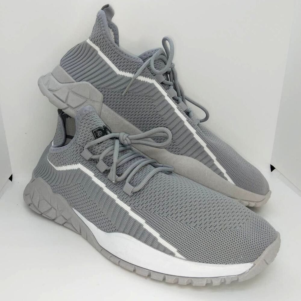 PONY Mens NEW Gray & White Athletic Lace Up Sneakers - sz. 12